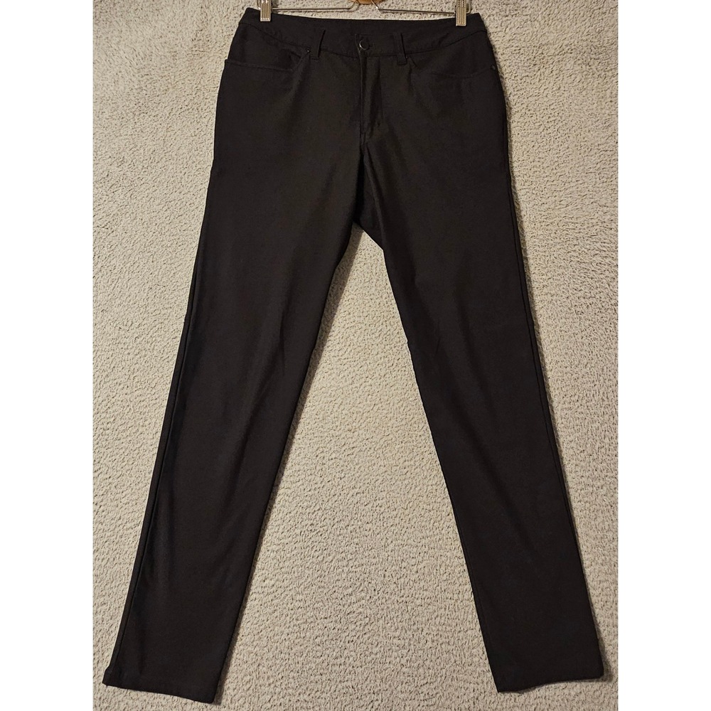 Lululemon ABC Slim Fit 5 Pocket Pant Classic Black Mens Size 31 x 32 LM5971S